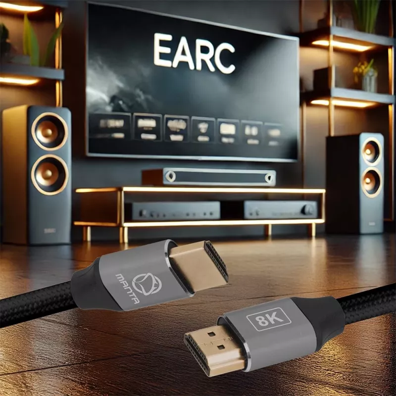 Cabo HDMI MANTA HDMI-3MC 3 m – suporta resolução até 8K