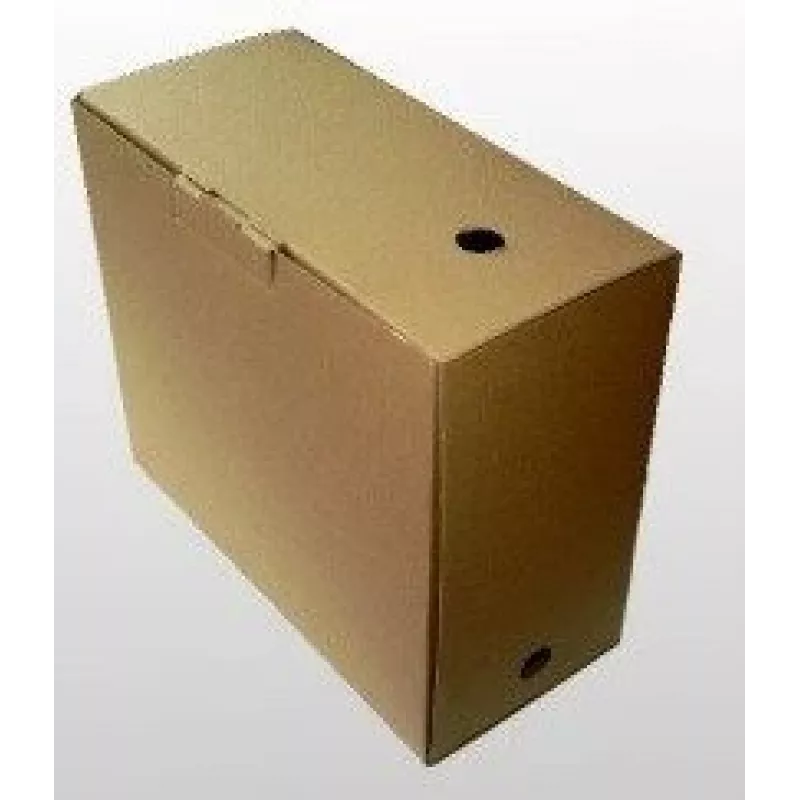 Caixa de arquivo SMLT, 350x160x300mm, castanho
