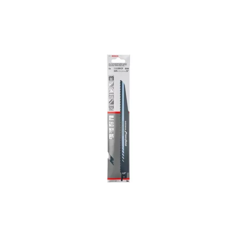 Lâmina de serra sabre Bosch S 1130 CF Endurance para metal