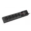 Régua de tomadas Armac Z5 Preto 5 tomadas AC 250 V 5 m