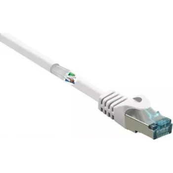 Cabo de rede RJ45 Renkforce RF-5043786 cabo de rede CAT 6a S/FTP 3,00 m branco ignífugo 1 unid. (RF-5043786)