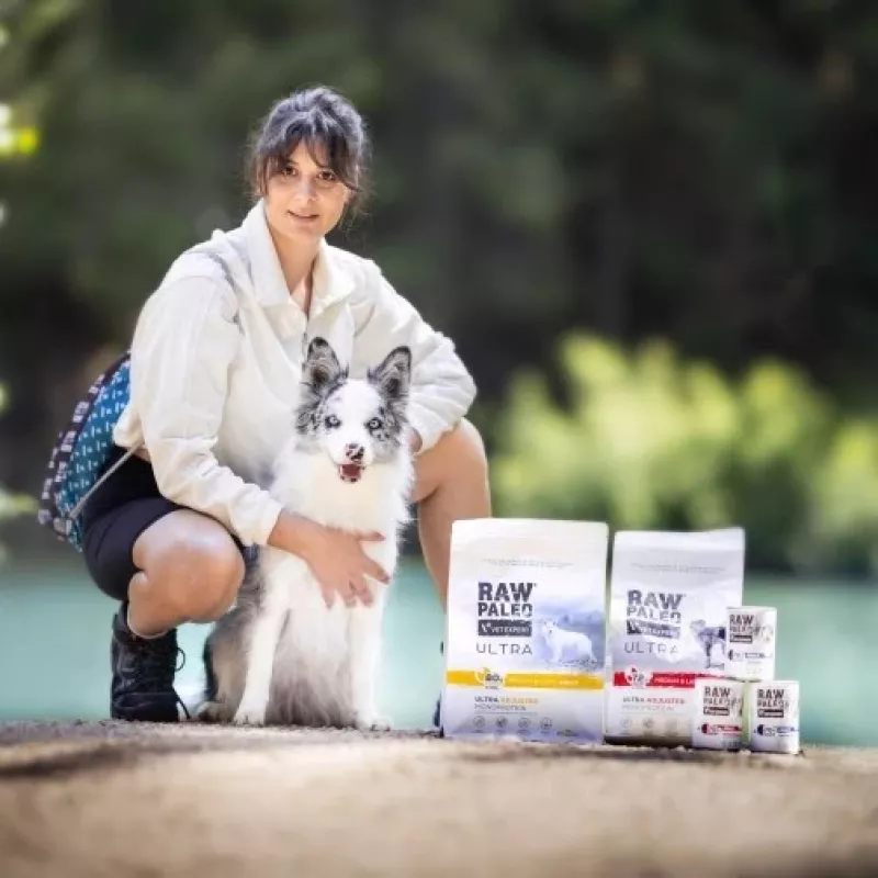 RAW PALEO Adult Monoprotein pato - Comida húmida para cães - 800 g
