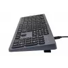 Teclado com fios CK-400 preto-cinzento