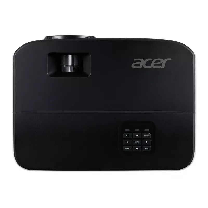 Projetor de distância padrão Acer X1229HP – DLP, XGA (1024x768), 4800 ANSI-Lumen, lâmpada 210 W, preto, 2,4 kg