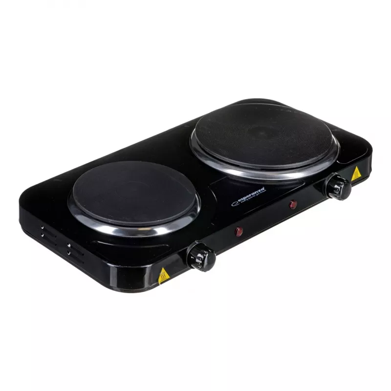Esperanza EKH014K Placa elétrica 2 zonas, preto