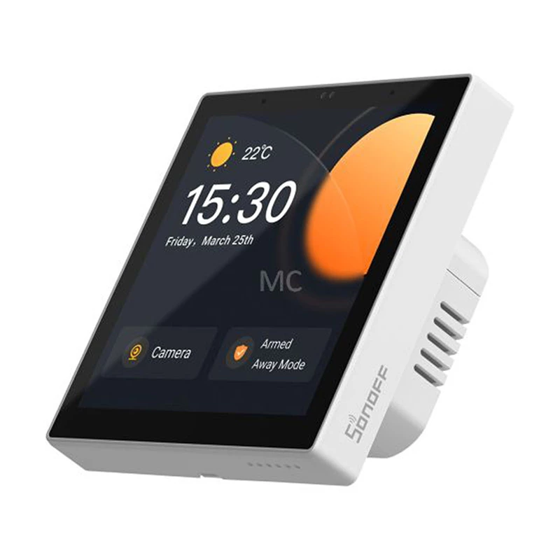 Interruptor de parede Wi-Fi Sonoff NSPanel Pro branco