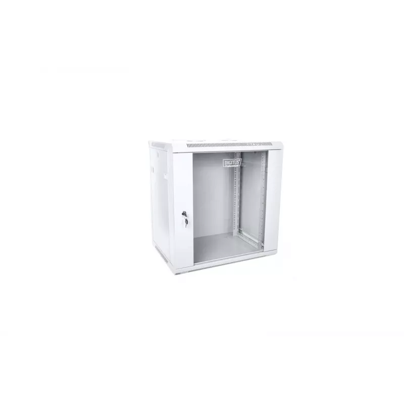 Armário de rede Digitus DN-W19 12U/450 rack de montagem em parede cinzento