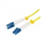 Synergy 21 Cabo de patch de fibra ótica 2 fibras 5mtr.LC-LC 9/125um OS2 AD 2mm bainha flexível de proteção contra dobras - Fibra single-mode ou monomodo - 5 m