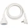 brennenstuhl H05VV-F 3G1,5 - extensão elétrica - CEE 7/4 (F) para CEE 7/4 (M) - 3,0 m - branco (1168980230)