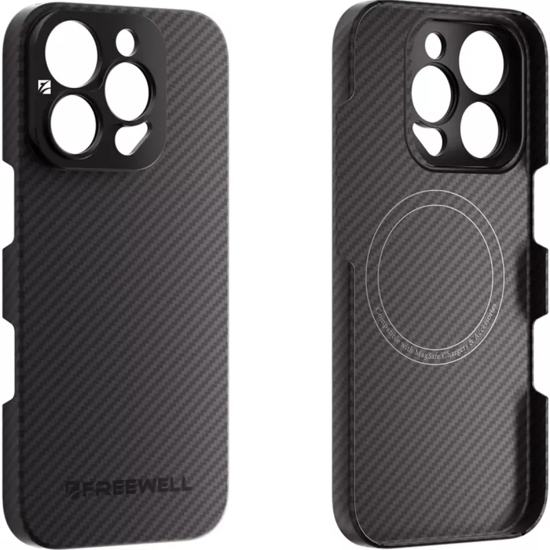 Capa protetora Freewell para iPhone 16 Pro Max com suporte de objetiva de 17 mm integrado