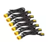 Cabo de alimentação APC AP8706S-WW Preto 1,83 m C13 C14 fêmea