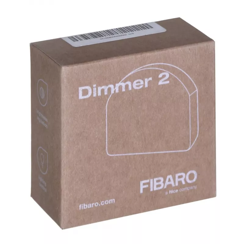 Módulo regulador de intensidade Fibaro Dimmer 2 FGD-212 Z-Wave, preto