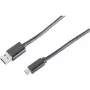 Cabo USB ShiverPeaks BS14-10005 1 m USB A USB C preto