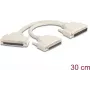Cabo série DeLOCK 67161 bege 0,3 m DB-37