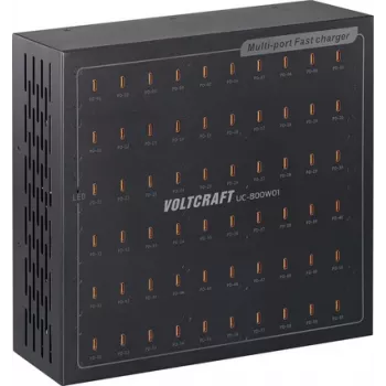 Carregador USB VOLTCRAFT UC-800W01 800 W USB-C® USB PD preto interior USB Power Delivery (USB-PD) (VC-17275170)