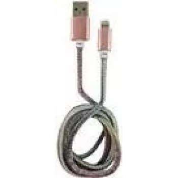 Cabo LC-POWER USB-Lightning-1M-4 1 m azul/rosa, USB A para Lightning (LC-C-USB-LIGHTNING-1M-4)