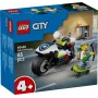 LEGO City Perseguição de mota da polícia conjunto 60455 — 65 peças, 2 minifiguras, a partir dos 4 anos