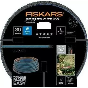 Mangueira de jardim Fiskars 13 mm (1/2 polegada) 30 m comprimento