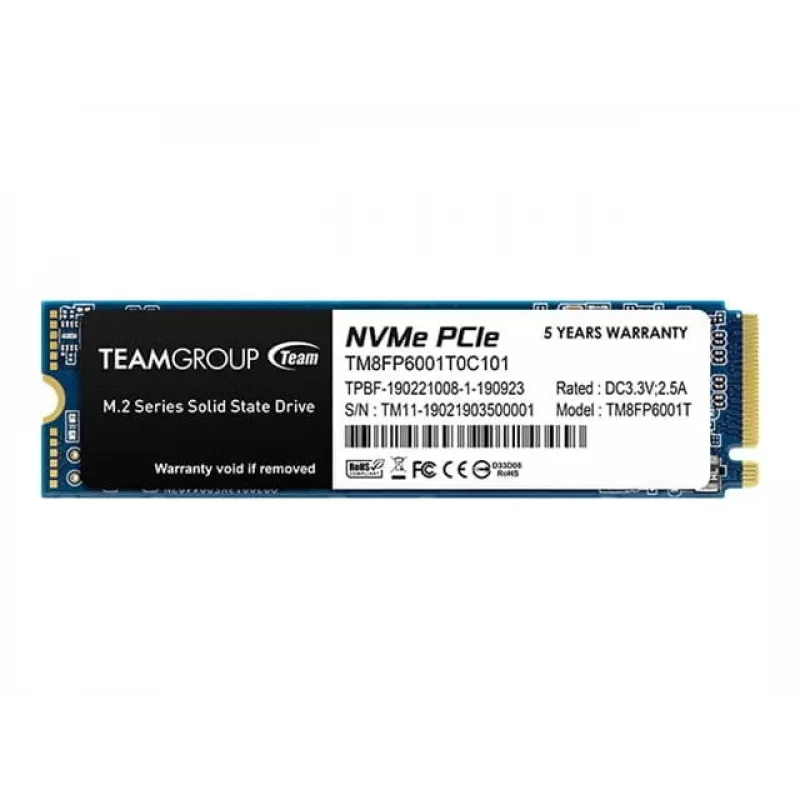 Disco SSD Team Group 1 TB M.2 PCI Express 3.0 NVMe MP33