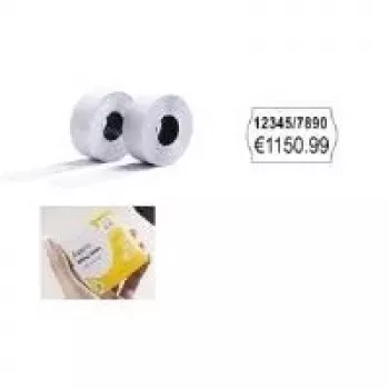 Etiquetas de preços removíveis Avery - etiquetas - autoadesivas - branco - 26 x 16 mm 1200 etiqueta(s)
