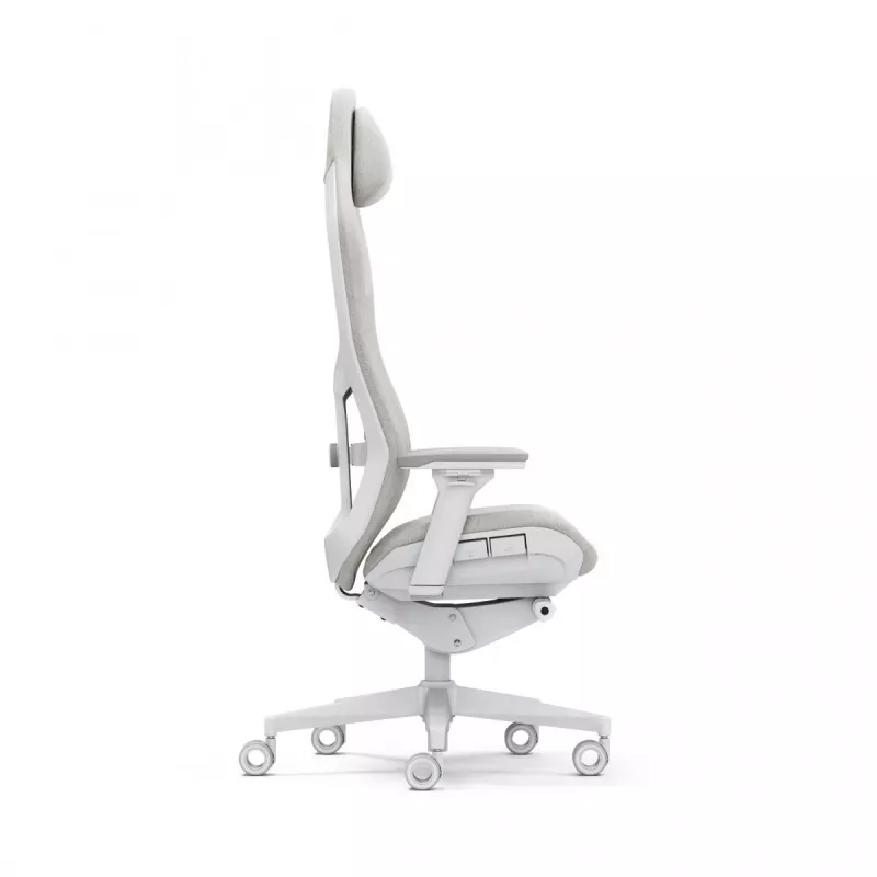 Cadeira gaming Fractal Design FD-CH-RE1F-02 Cadeira gaming para PC assento acolchoado branco