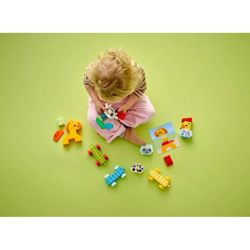 LEGO DUPLO 10412 My First comboio de animais, brinquedo de construção, 19 peças, a partir dos 18 meses