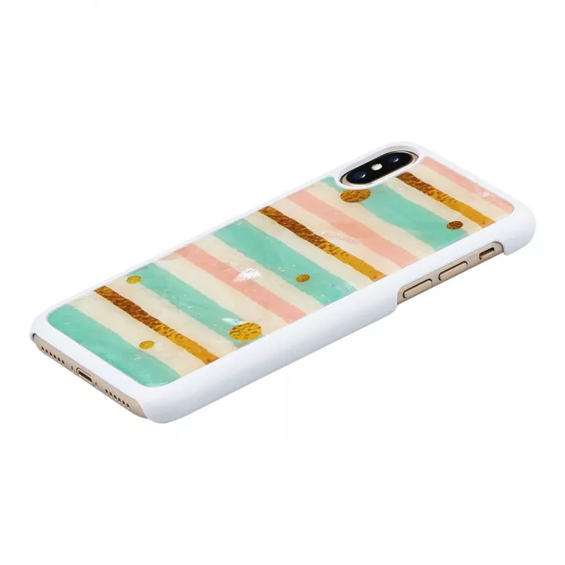 iKins Pop Mint capa para iPhone XS/X, branca