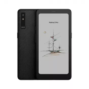 E-reader Onyx BOOX Palma 2 Pro — 6.13 polegadas 824×1648, 8GB RAM, 128GB, Android 15, impressão digital, Wi‑Fi, Bluetooth 5.1, slot SIM, 3950 mAh, preto