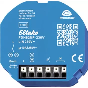 Eltako atuador de comutação via rádio FDH62NP-230V+FTKB-rw — atuador de comutação via rádio, 230 V