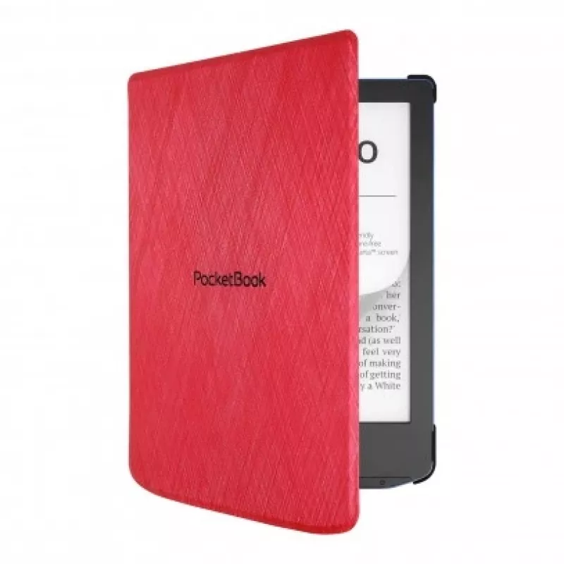 PocketBook H-S-634-R-WW Shell capa para Verse / Verse Pro de 15,2 cm (6 polegadas), microfibra/PU, vermelha