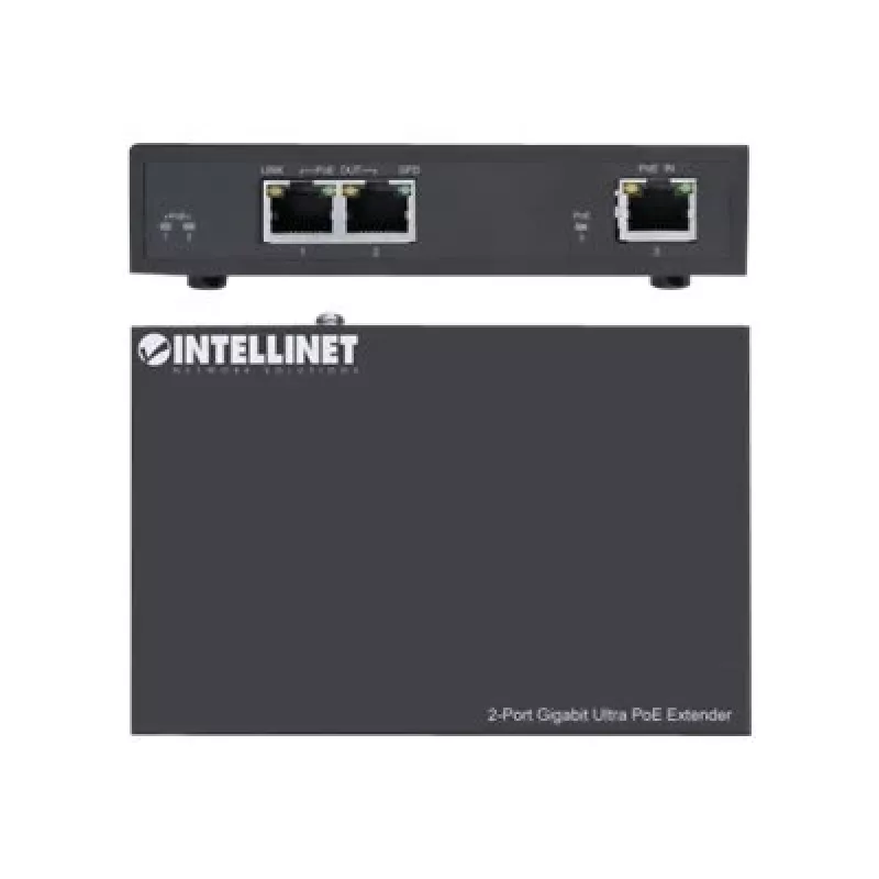 Extensor de rede Intellinet 2 portas Gigabit Ultra PoE