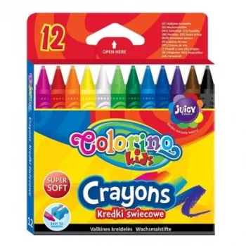 Lápis de cera Colorino para crianças 12 cores