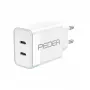 Carregador PEDEA carregador rápido Dual PD 40W USB Type-C/C branco – saída PD dupla, 40 W total, USB-C para USB-C