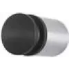 Batente de porta Blomus 65353 preto prateado borracha aço inoxidável