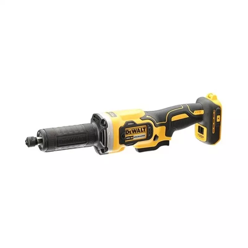 Rebarbadora reta DeWALT DCG426N-XJ, 18V bateria, 5000–25000 U/min, pinça Ø até 6 mm, 760 W potência de saída, 1,19 kg