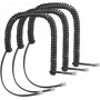 Cabo espiral Auerswald conjunto de 3 para auscultador COMfortel 55001
