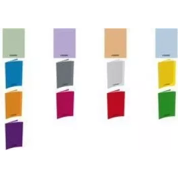 Caderno de notas Conquerant Cahiers Polypro 96 folhas cinzento
