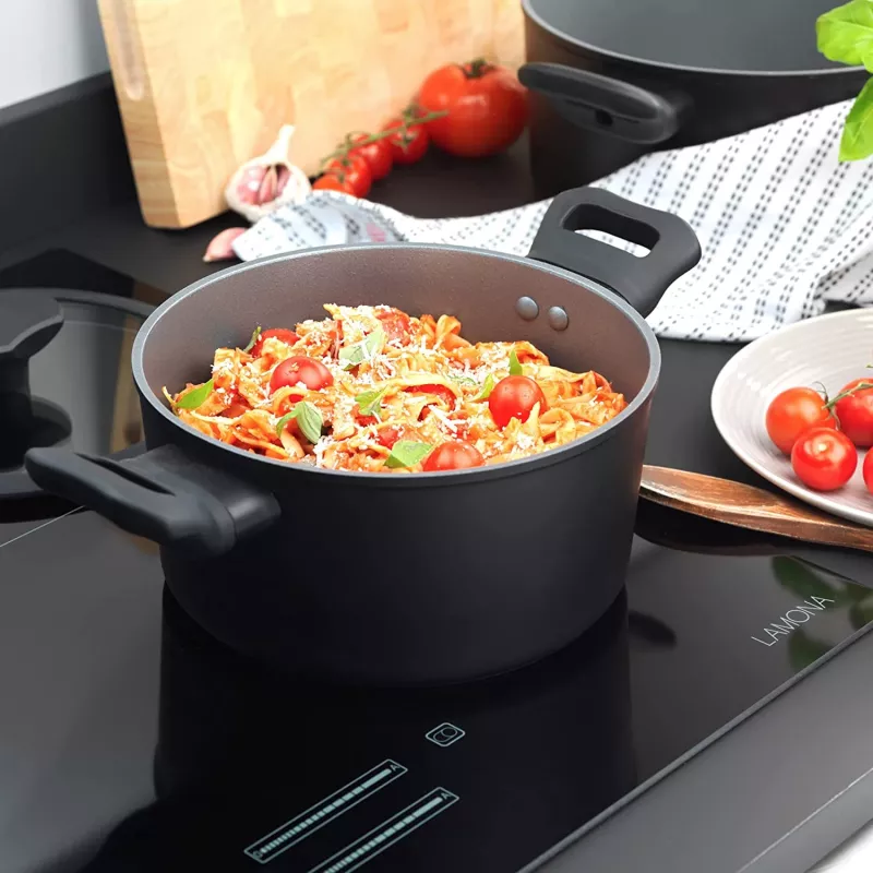 Panela Russell Hobbs RH01863EU7 20 cm Crystaltech panela em aço inoxidável com tampa de vidro
