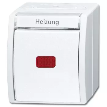 BUSCH JAEGER 2601/6 SKWNH-54 - 1P - branco - 250 V - 10 A - 74 mm - 55 mm