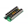 Injetor PoE Extralink Gigabit 8 portas 1000 Mb/s RJ45 modo B