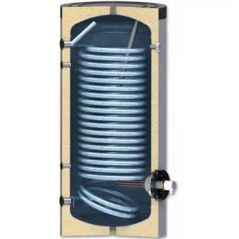 Sunsystem | SWPN200 | Termoacumulador esmaltado 200L com permutador de calor 1,9 m