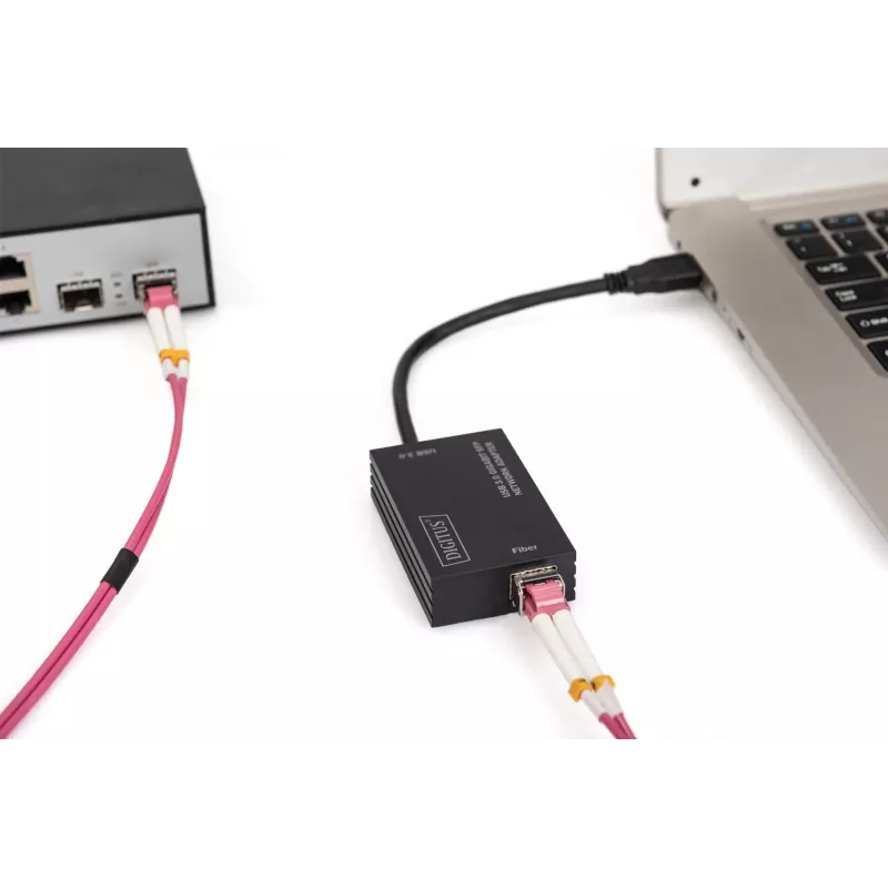 Adaptador de rede SFP Digitus DN-3026 USB 3.0 Gigabit