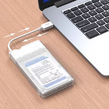 Caixa externa para disco rígido GrauGear 2.5HDD/SSD USB 3.2 Alu - caixa para unidade - 2,5