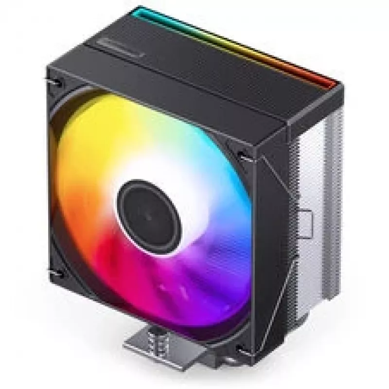 Arrefecedor de CPU Jonsbo CB40 preto ARGB Single-Tower 225W TDP, ventoinha PWM de 120mm