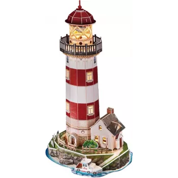 Puzzle 3D 72 peças lanternas versão noturna