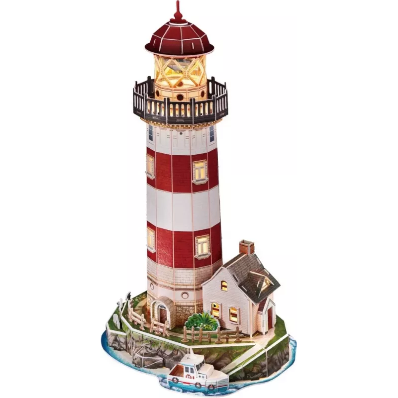 Puzzle 3D 72 peças lanternas versão noturna