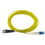 Cabo de rede de fibra ótica duplex BlueOptics compatível com Cisco CAB-SMF-ST-LC-7, LC-UPC/ST-PC bege, 7,5 metros, monomodo, E9/125µm G.657.A1, atenuação de entrada: un