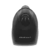 Leitor laser de códigos de barras 1D CCD Qoltec 50866, USB, preto