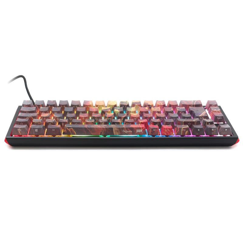 Teclado Ducky One 3 SF Doom Limited Edition, Gaming, USB, QWERTY, multicolor