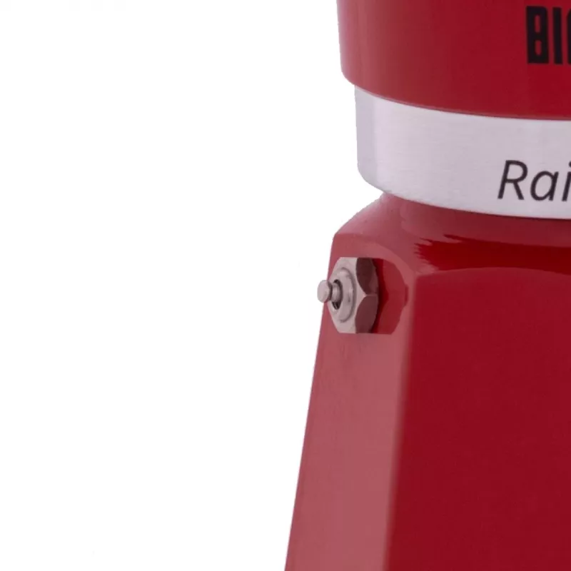 Bialetti Rainbow 1TZ cafeteira, 60 ml, vermelha
